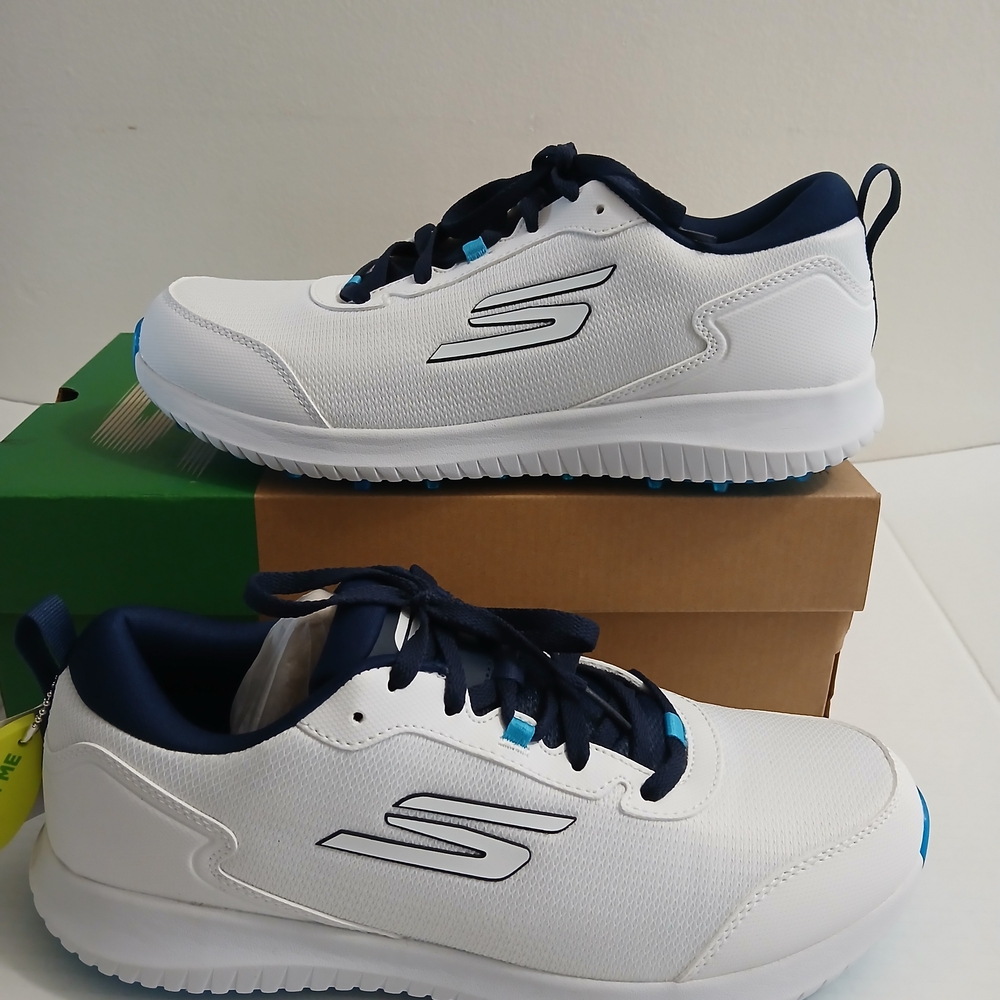 Skechers Men's GoGolf Max Fairway 4 White Color water repellent Golf Shoe SZ 9 - Picture 6 of 11